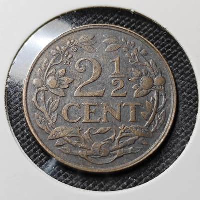 KK钱币收藏小铺  第417期 2月预留时间 周末发货  1918荷兰2.5分