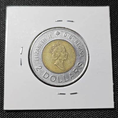 KK钱币收藏小铺  第417期 2月预留时间 周末发货 2000加拿大2元 千禧年