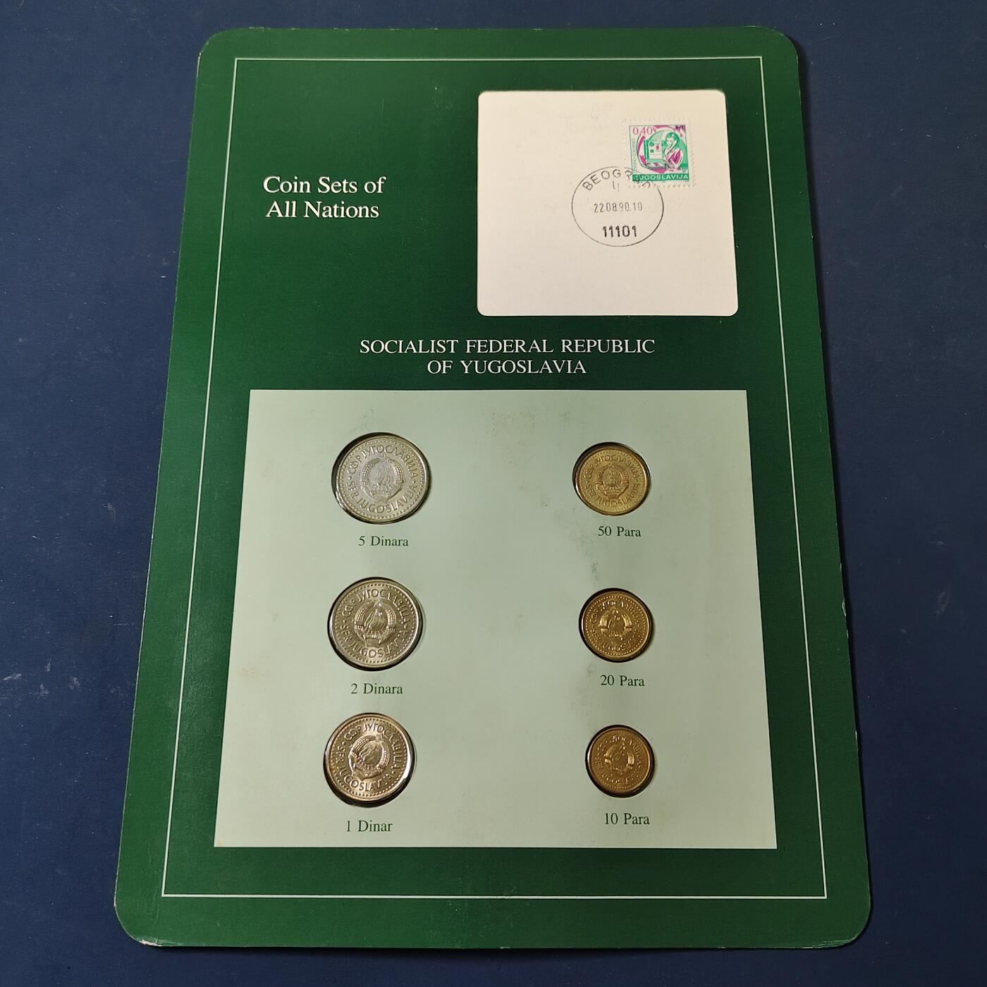 【全场包邮】纯粹捡漏拍517场 【富兰克林·世界各国硬币系列邮币卡】南斯拉夫社会主义联邦共和国