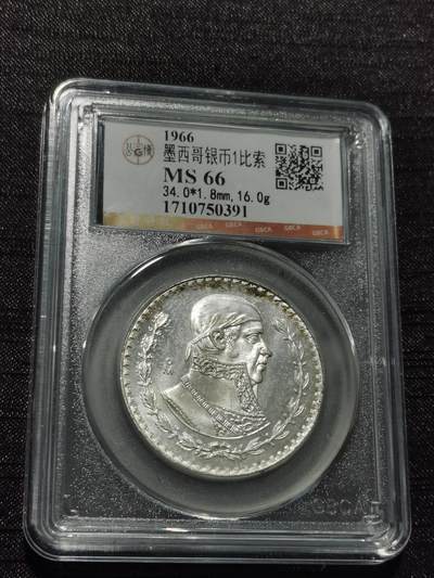 天下钱庄专场欢迎参拍 - 墨西哥一比索银币