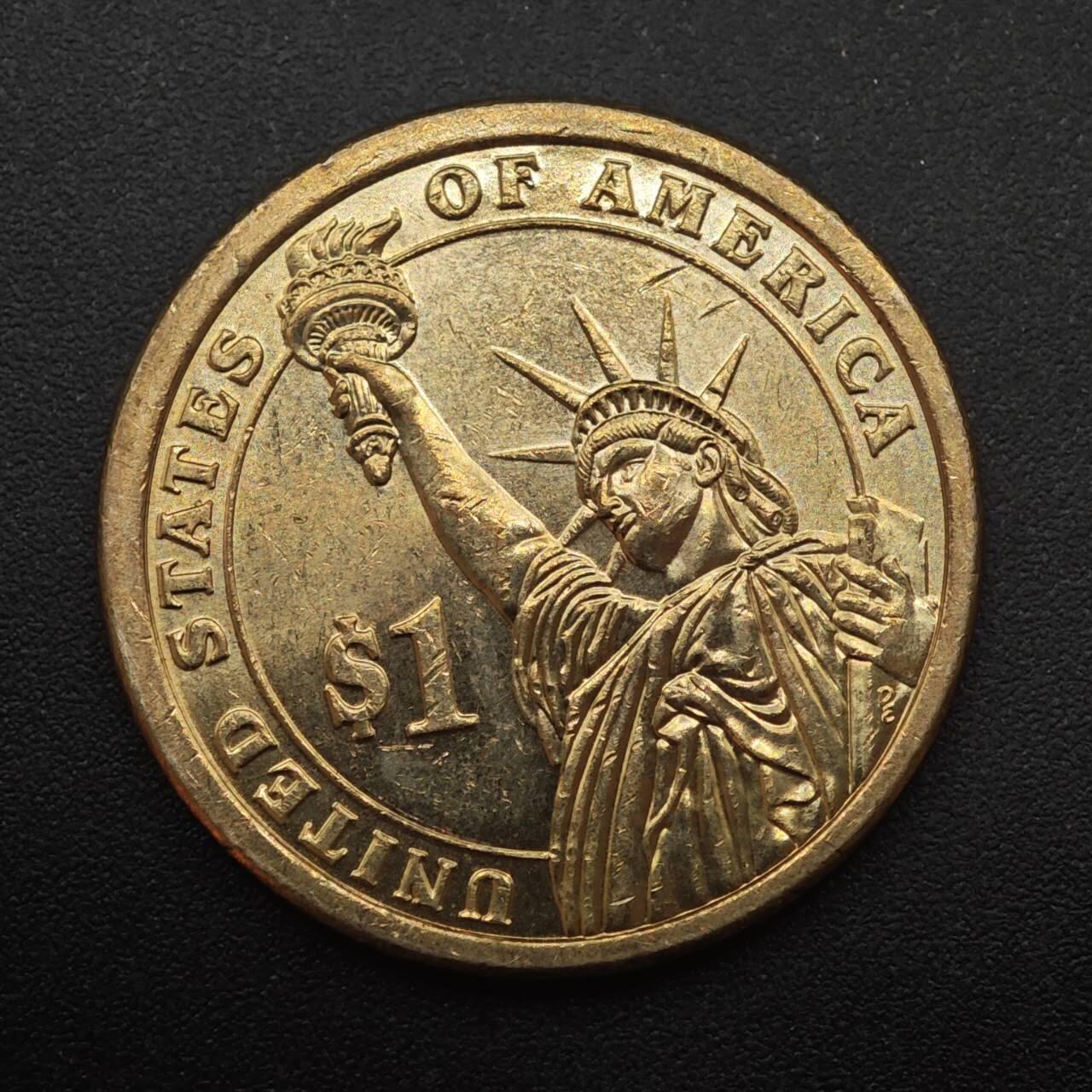 【淘币小摊】实时拍第八百八十七拍   散币场    每周一统一发货 美国第二任总统纪念币