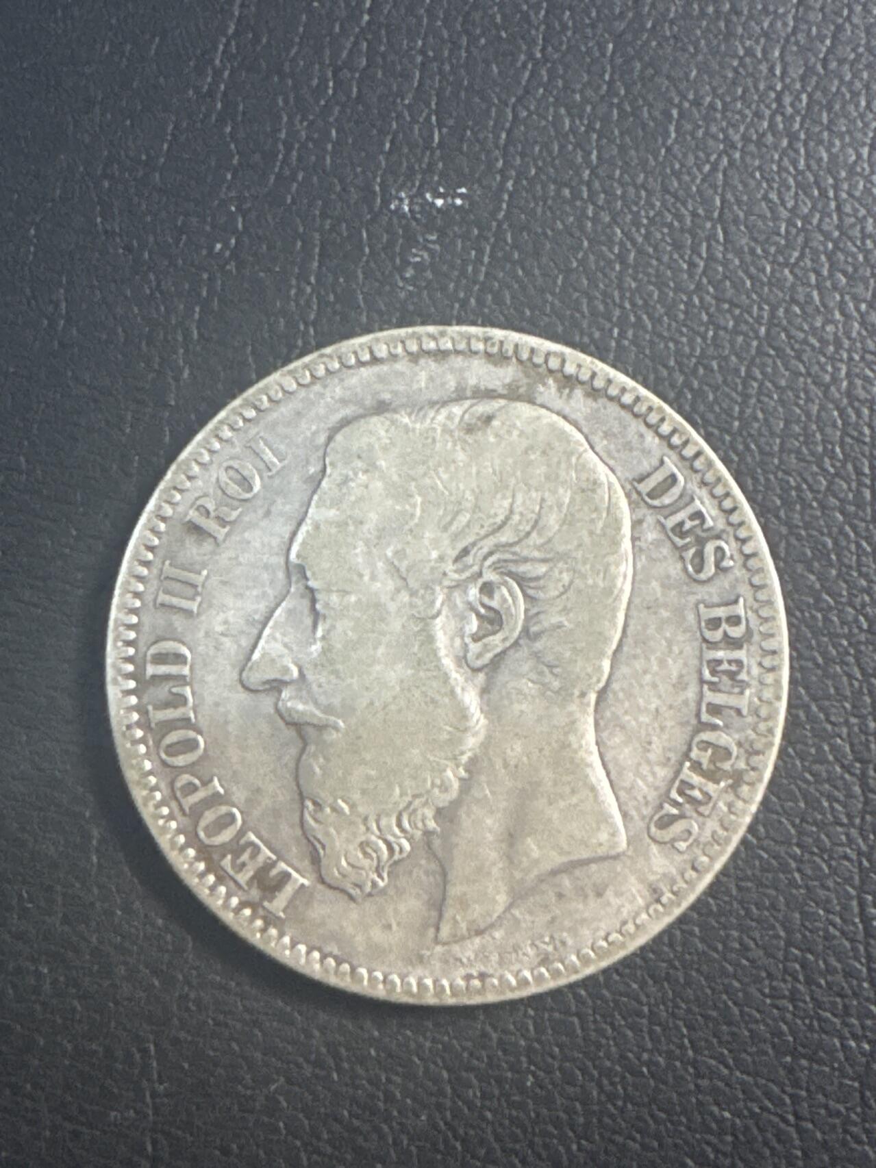 ❤️【币观天下】❤️ 第347期钱币拍卖场- 2026.4.3周五晚上6点半场 长期征集拍品  比利时1867年利奥波德二世2法郎银币