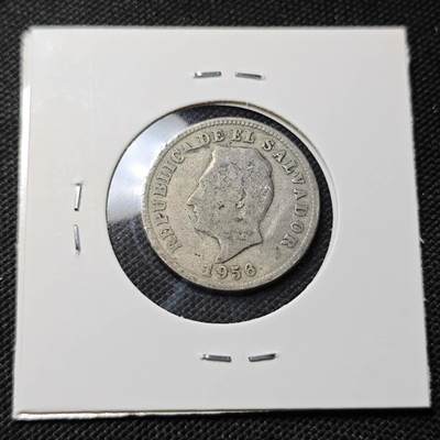 KK钱币收藏小铺  第415期 2月预留时间 周末发货 1956萨尔瓦多5分