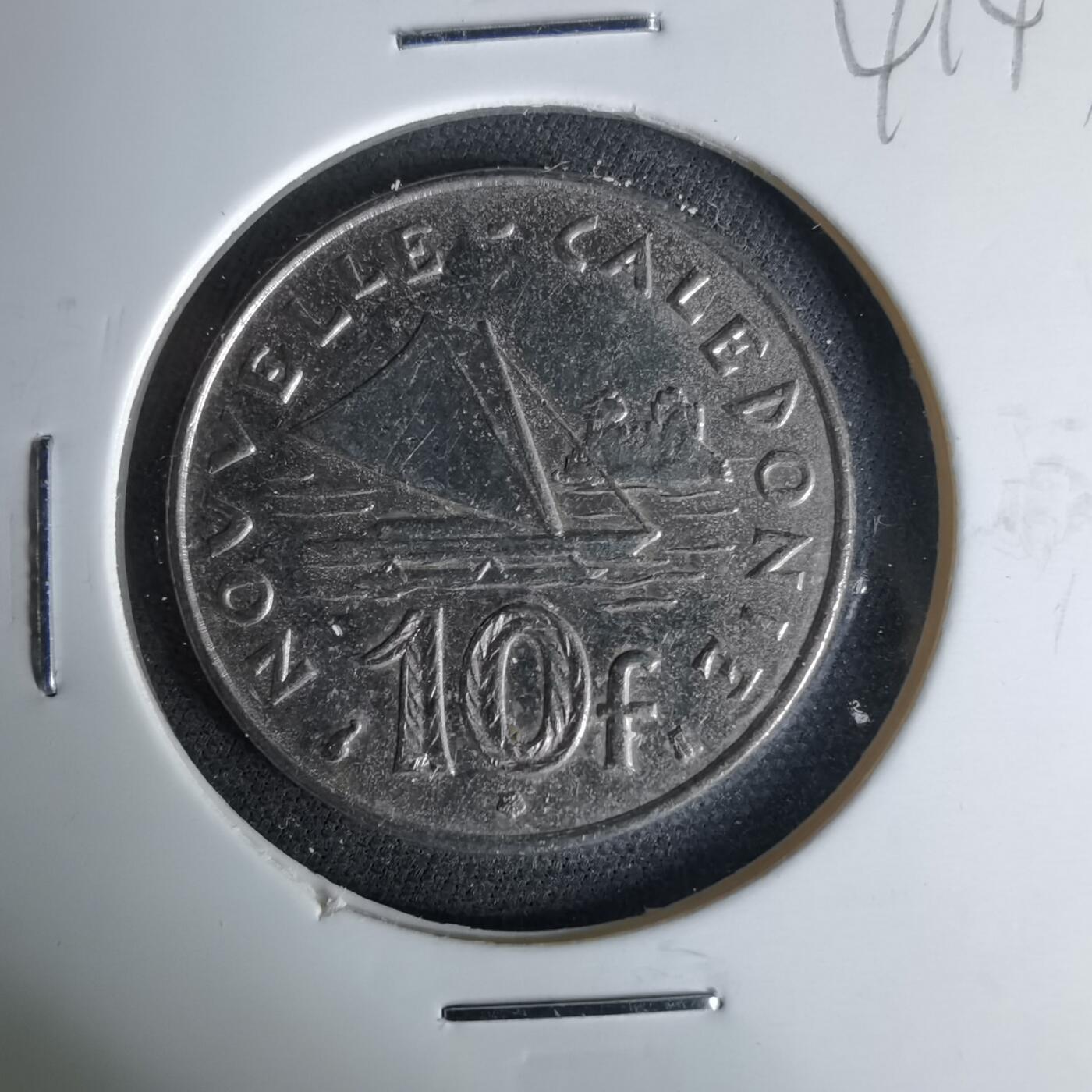 沼泽如烟--第1041场 法属新喀里多尼亚1996年10法郎