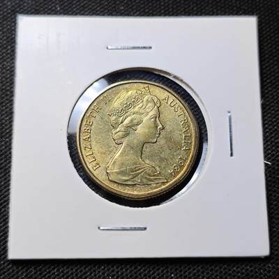 KK钱币收藏小铺  第415期 2月预留时间 周末发货 1984澳大利亚1元 