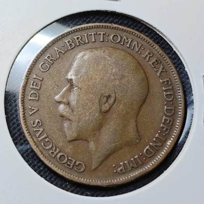 KK钱币收藏小铺  第415期 2月预留时间 周末发货 1915英国1便士 