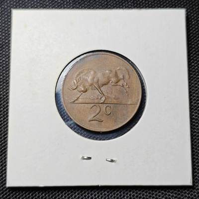 KK钱币收藏小铺  第417期 2月预留时间 周末发货 1967南非2分 