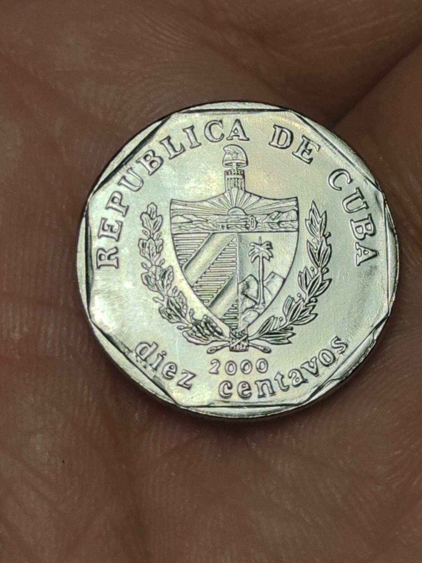 2026年第三十九场(总第二百零八场）外国好品散币场(免佣金) 古巴🇨🇺2000年10分(第二套旅游外汇币第二版)