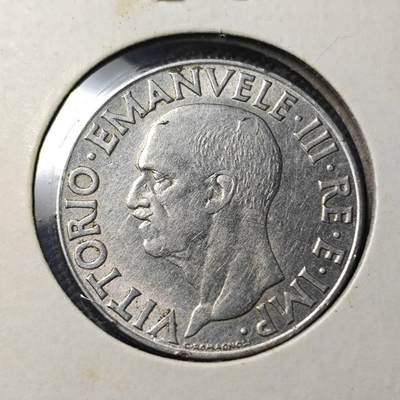 KK钱币收藏小铺  第417期 2月预留时间 周末发货 1940意大利1里拉 