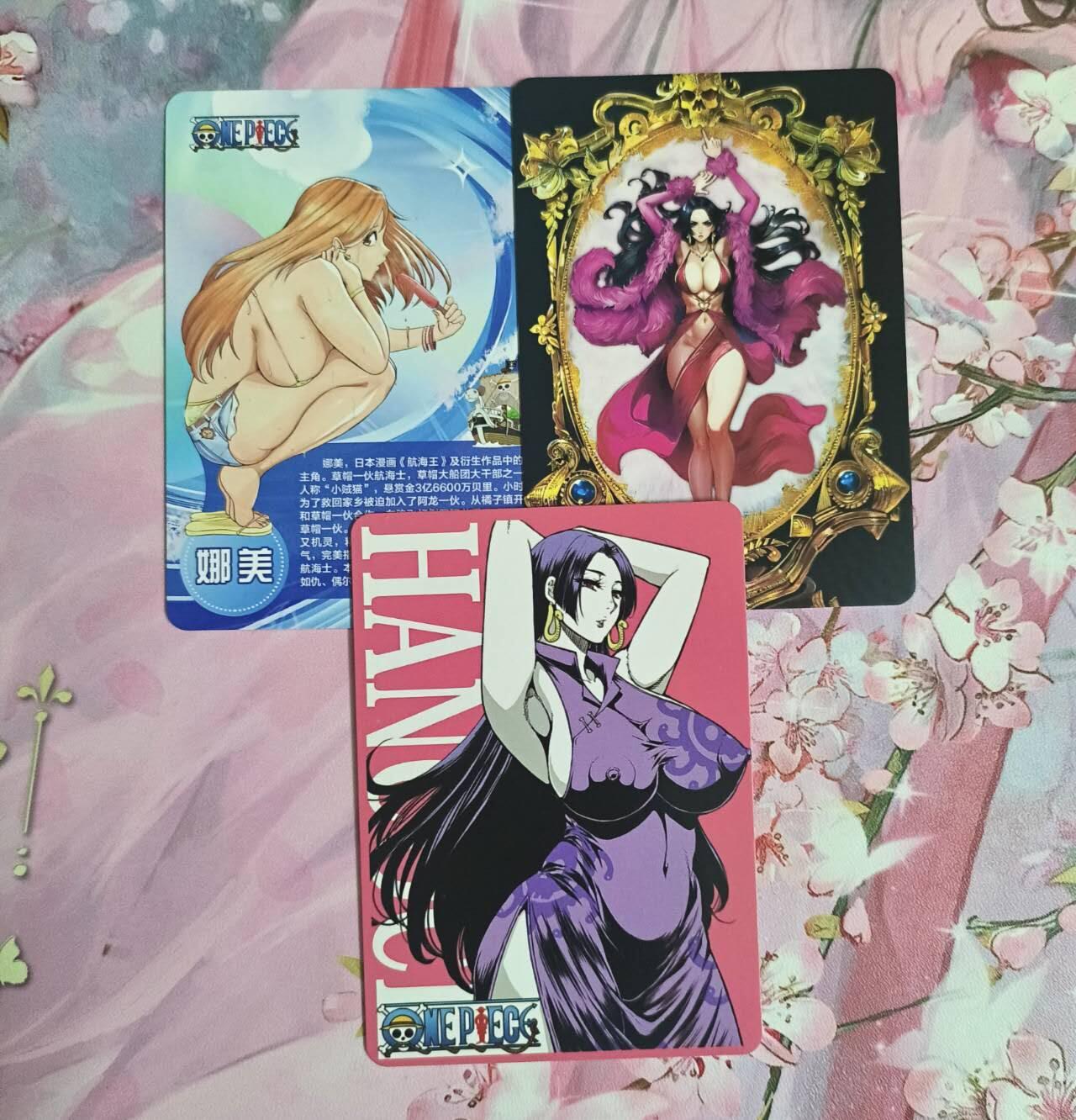 龙虎卡牌-八一场（满200元包邮，无佣金，每周六结拍，欢迎送拍） 彩闪3张 海贼王精选 女帝&娜美