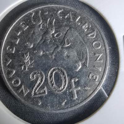 沼泽如烟--第1041场 - 法属新喀里多尼亚1983年20法郎