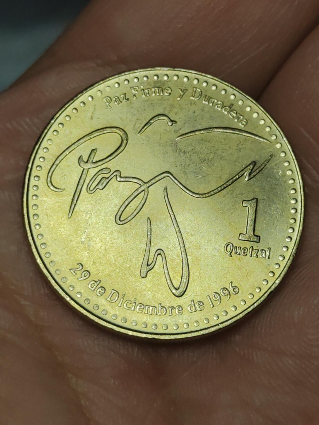 2026年第三十九场(总第二百零八场）外国好品散币场(免佣金) 危地马拉🇬🇹2001年1格查尔(第一版)