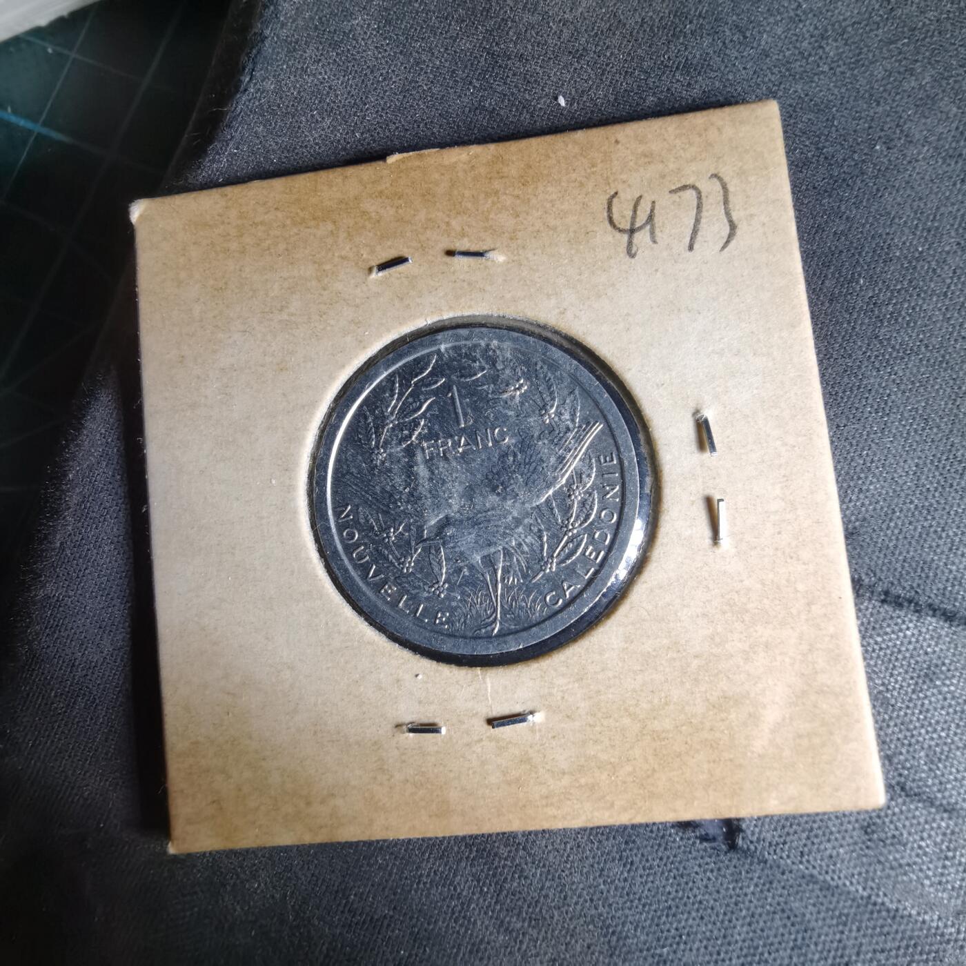 沼泽如烟--第1041场 法属新喀里多尼亚1997年1法郎