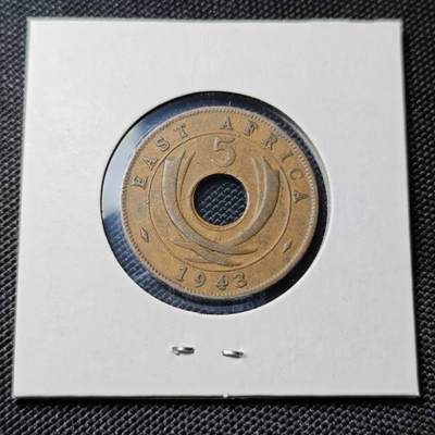 KK钱币收藏小铺  第417期 2月预留时间 周末发货 1943英属东非5分