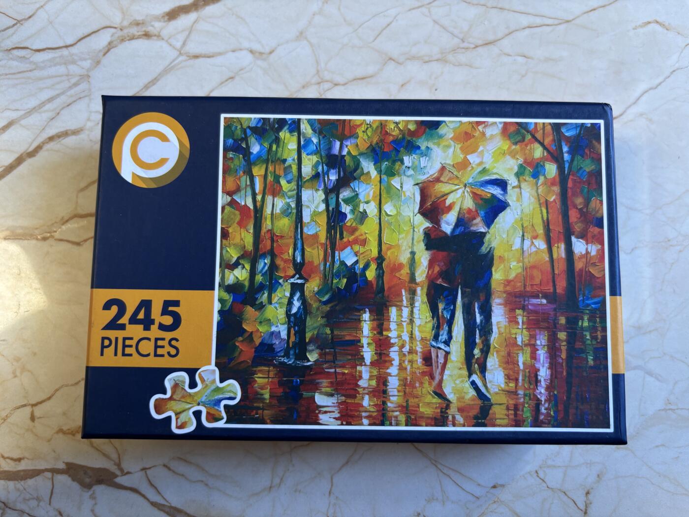 第196期拍卖 帕劳2022年微型拼图系列-伞下情侣彩色纪念银币原盒证书，999银，3盎司，发行量499枚