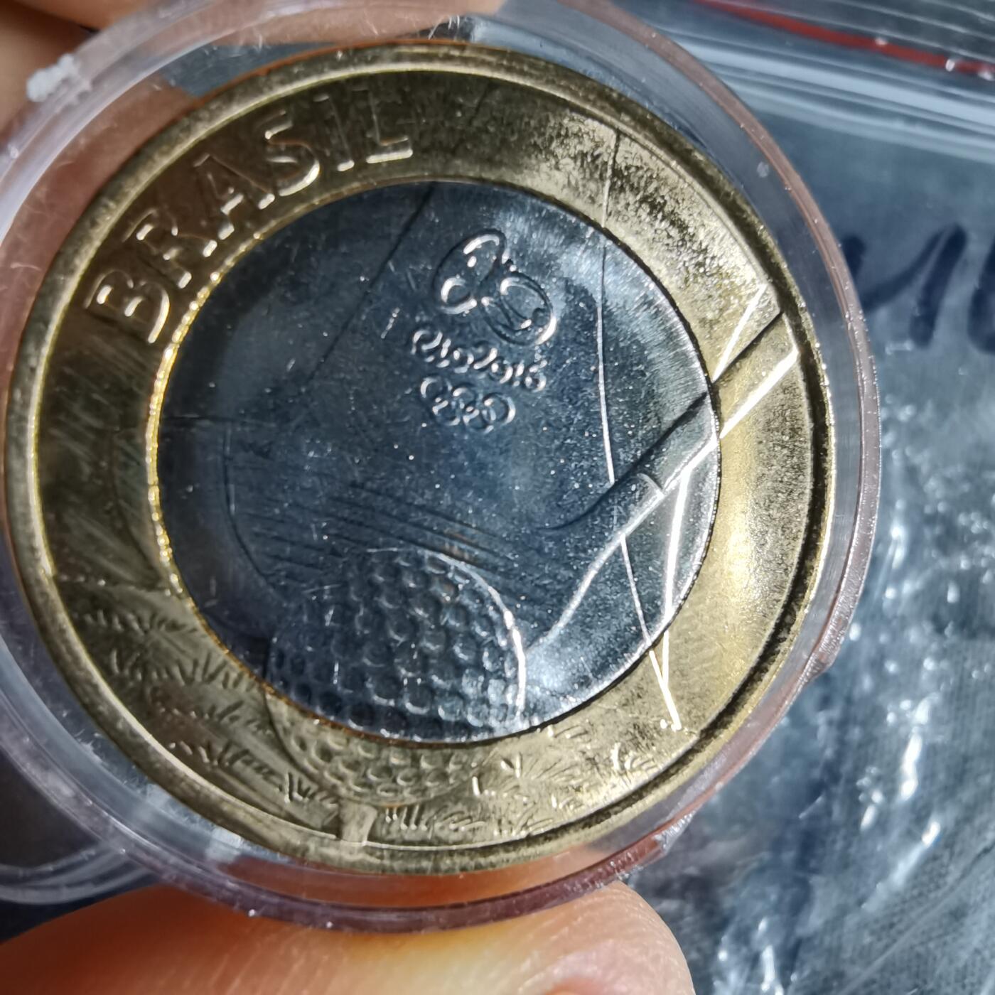 沼泽如烟--第1041场 巴西2014年1瑞尔纪念币