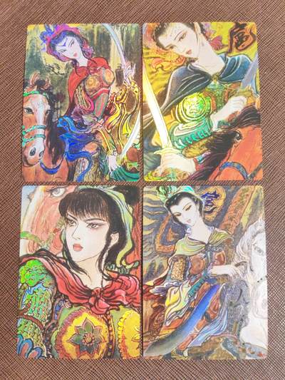 阳大大卡牌拍卖第107期（持续收拍品，周五晚上九点截拍，进群福利早知道） - 【三娘】昆仑万象 手绘复刻2 扈三娘 彩闪4张