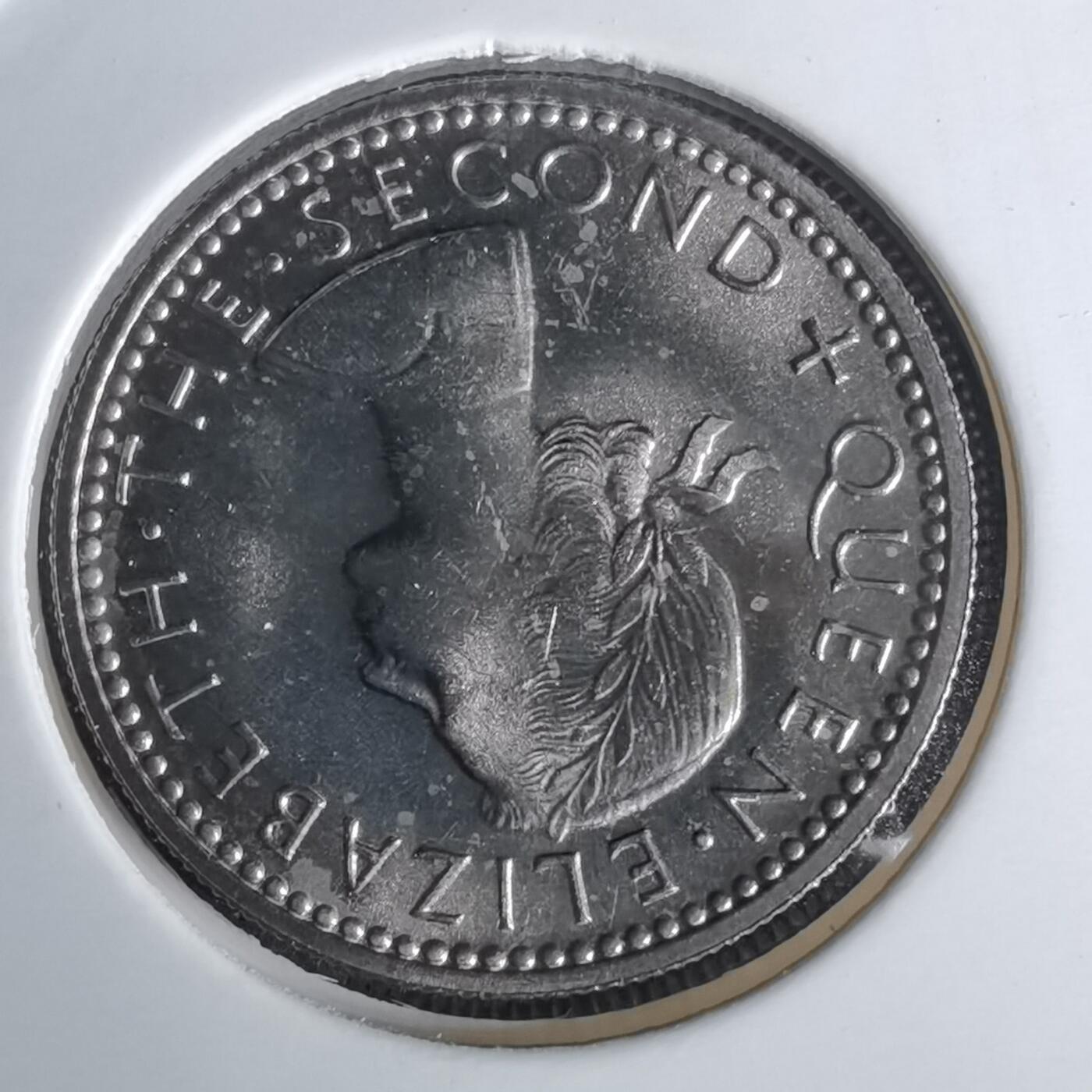 沼泽如烟--第1043场 新西兰1965年6便士