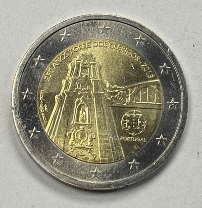 S&S Numismatic世界钱币-拍卖 第125期  - 葡萄牙2013年 波尔图克莱里戈斯塔建成250周年 2欧元双色纪念币