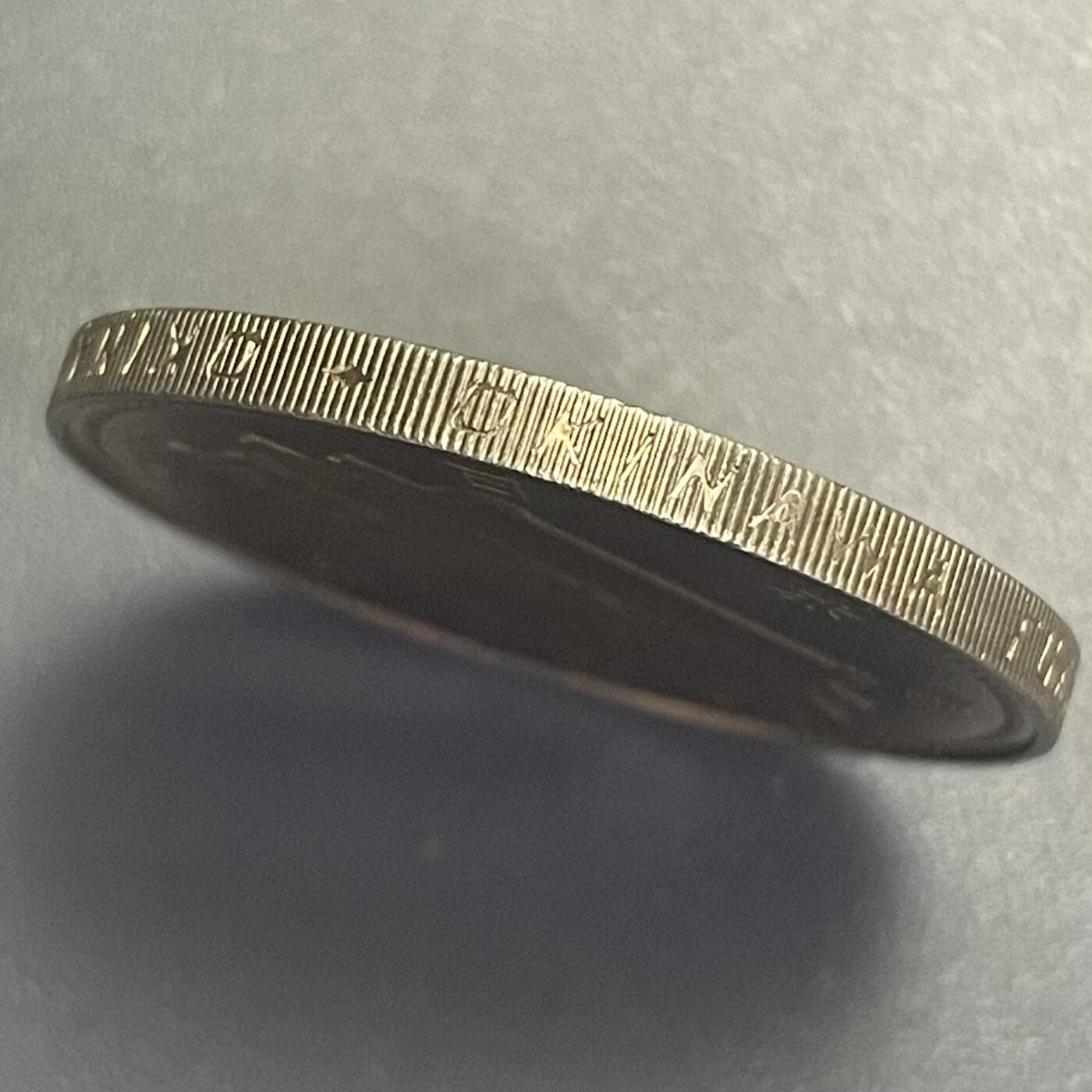 回流0406 全新 日本平成4年（1992年）冲绳回归20周年双龙500日元白铜币