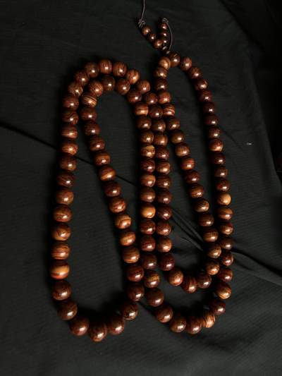 零元拍：海南黄花梨  1.2/108 长串佛珠 - 零元拍：海南黄花梨  1.2/108 长串佛珠