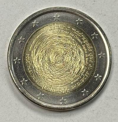 S&S Numismatic世界钱币-拍卖 第125期  - 葡萄牙2024年 康乃馨革命50周年 2欧元双色纪念币