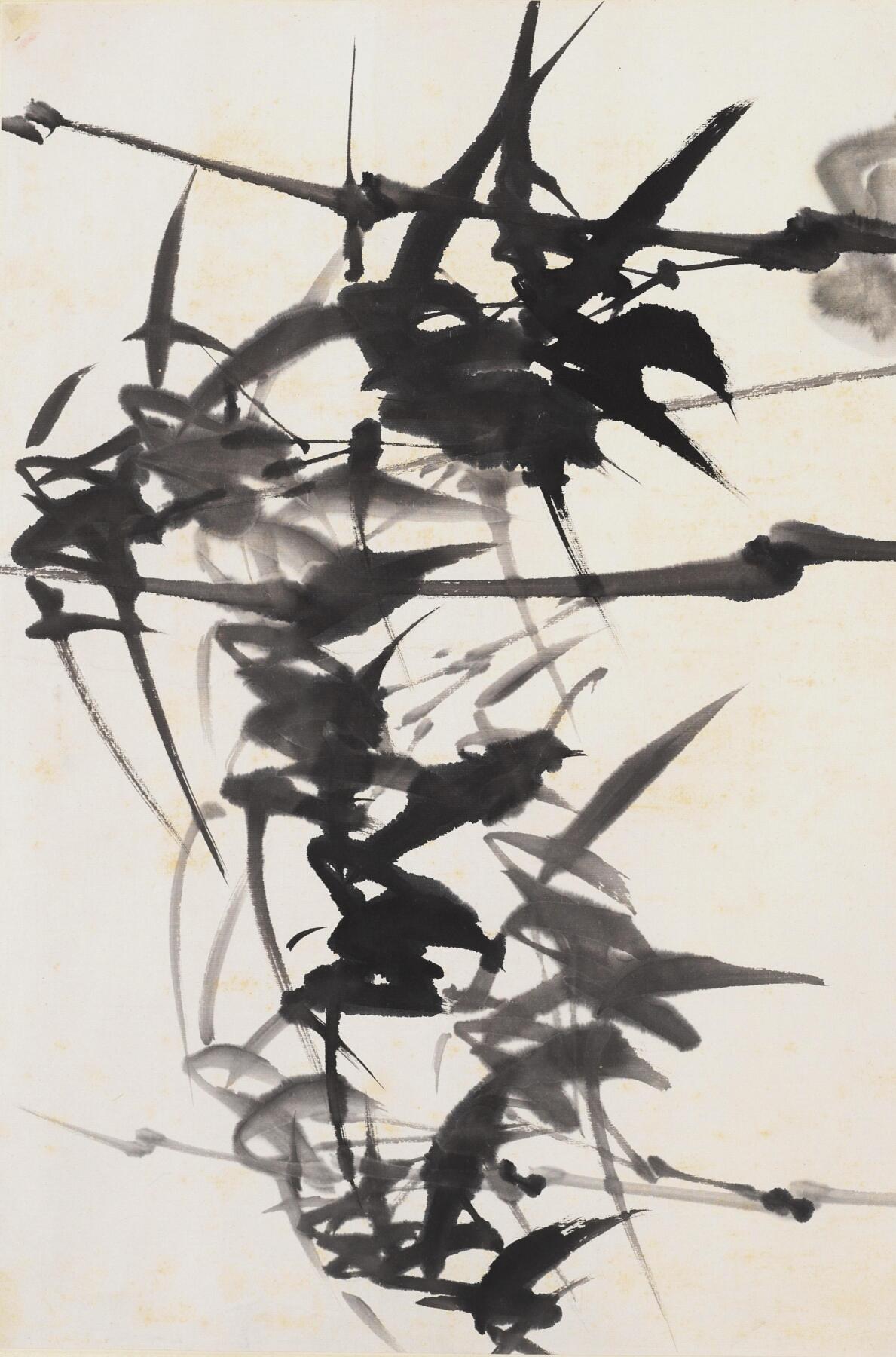 碧月说宝 近现代书画专场（六） 竹石图