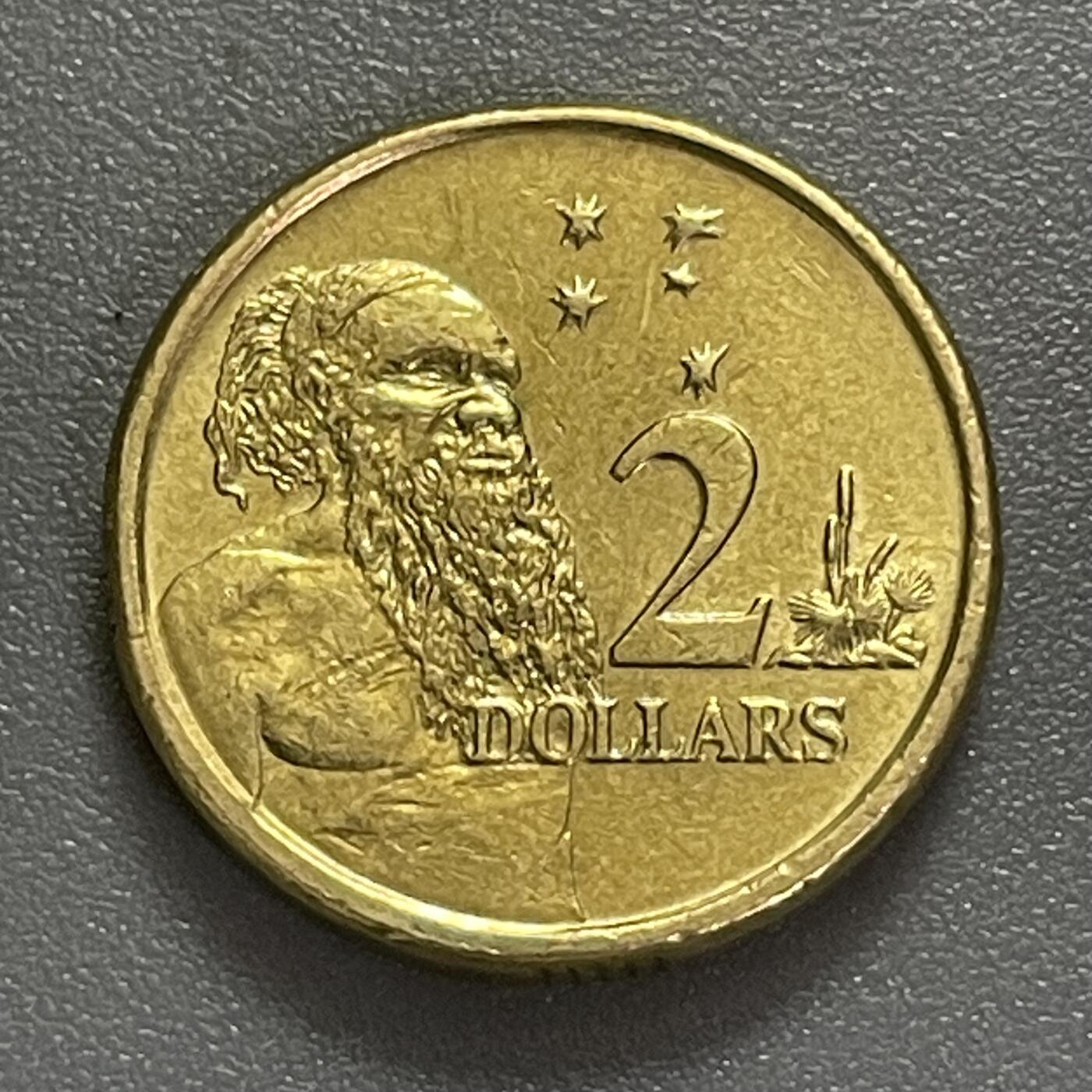 回流0406 澳大利亚2007年2元 土著长老