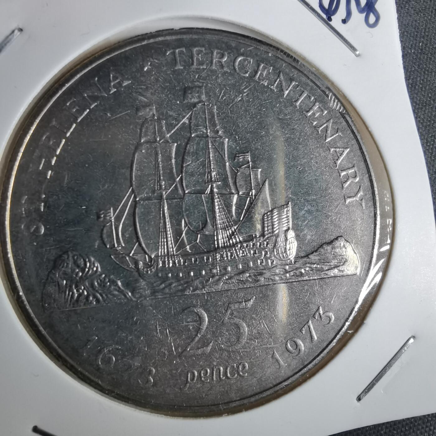 沼泽如烟--第1043场 圣赫勒拿1977年纪念币