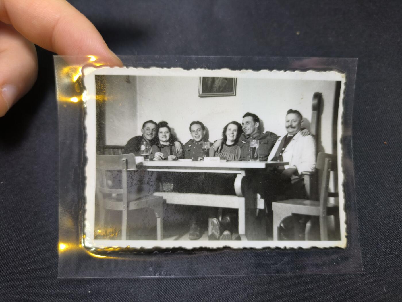 云宸嘉赏-勋臻佳藏四月精品甄选场次（低佣 一元一手） 德意志第三帝国 国防军合影 柯达 Velox 相纸