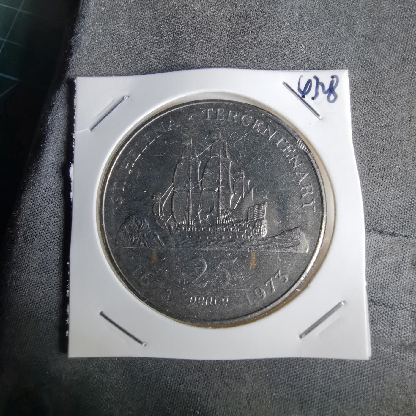 沼泽如烟--第1043场 圣赫勒拿1977年纪念币