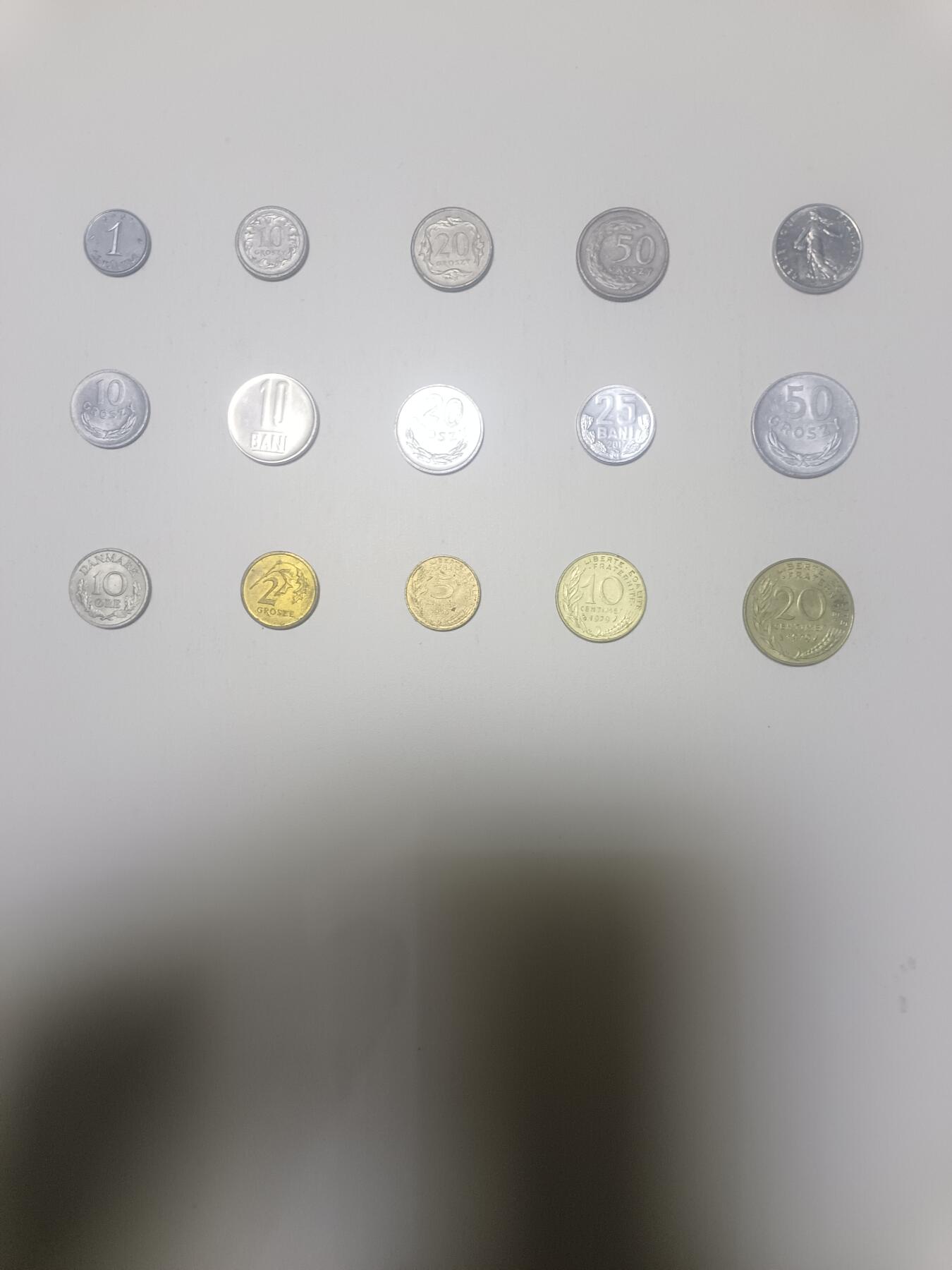 【20260405】非全新纸币和硬币第353场 欧洲国家15枚硬币