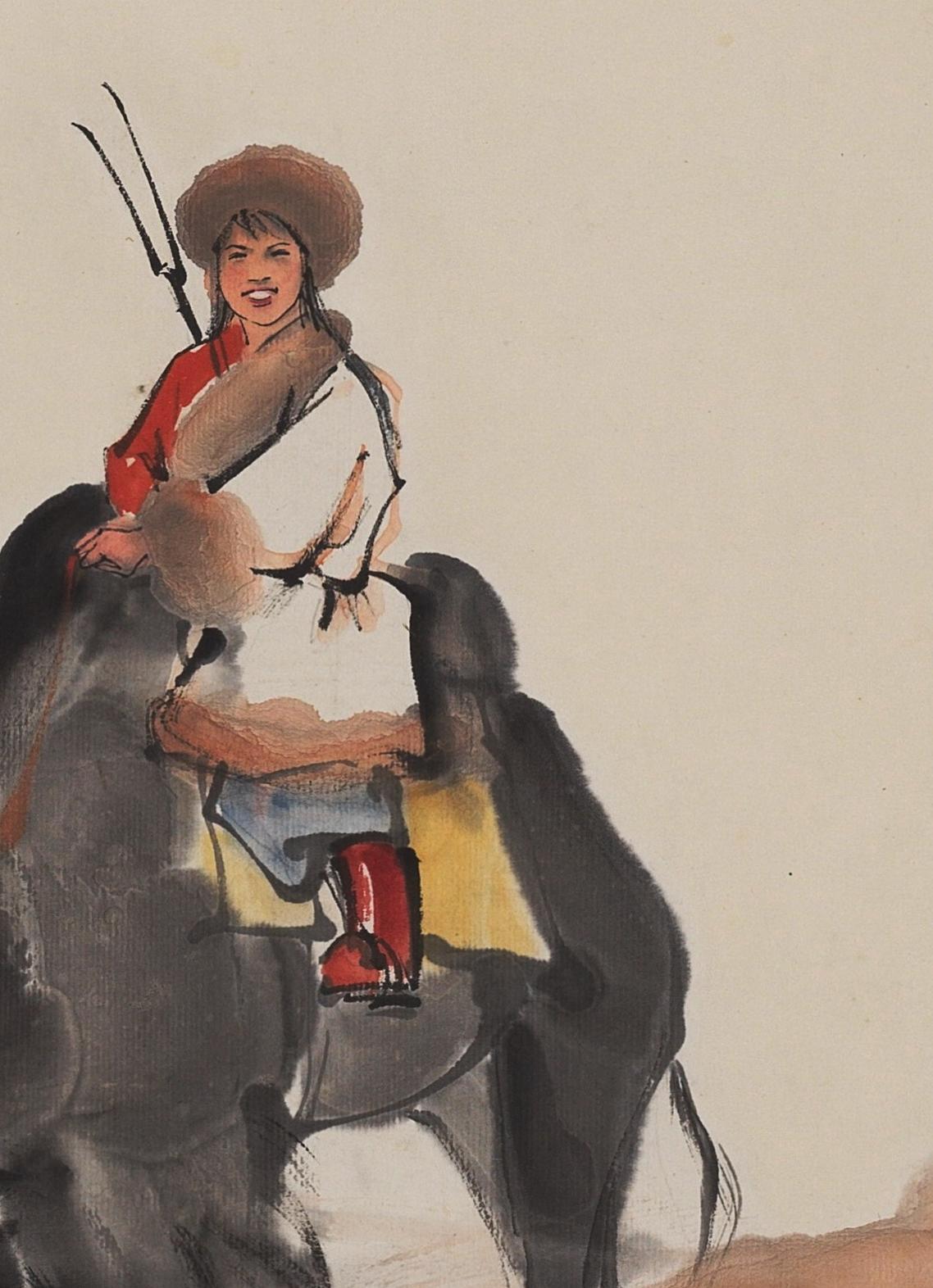 碧月说宝 近现代书画专场（六） 塞外英姿