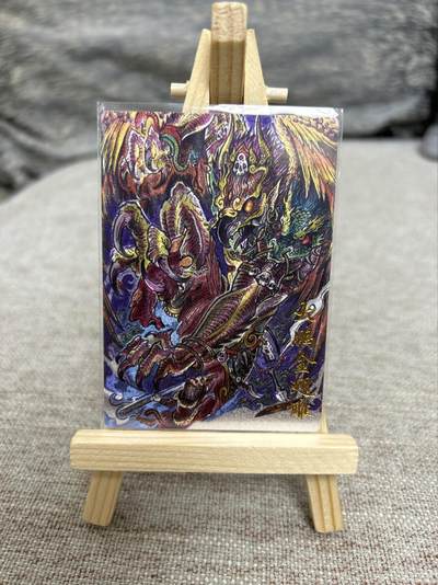 喜灰玩卡拍卖第七期，接拍品0佣金，欢迎送拍，释放现金流，让自己有资金可以购买更多喜欢的卡牌，让别的卡友能淘到更多心仪的卡牌 - 卡德曼 不二猿老师绘 大鹏金翅雕 粗闪