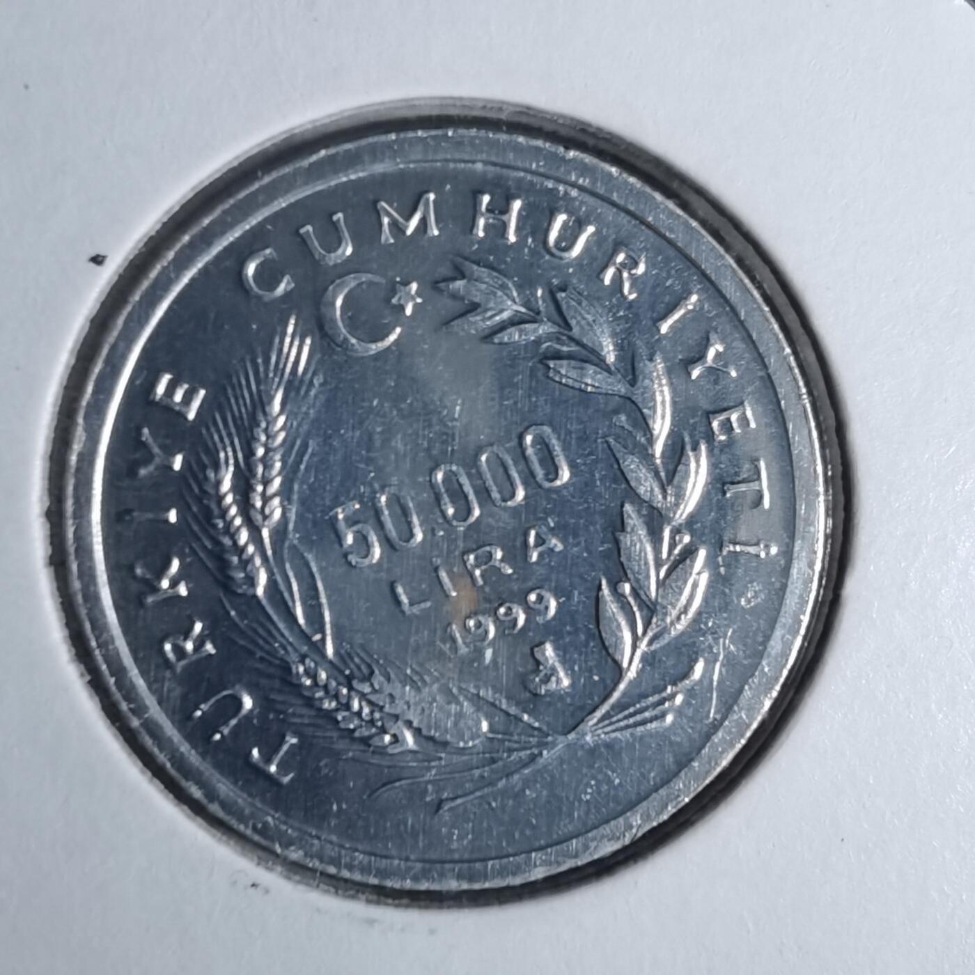 沼泽如烟--第1043场 土耳其1999年50000里拉