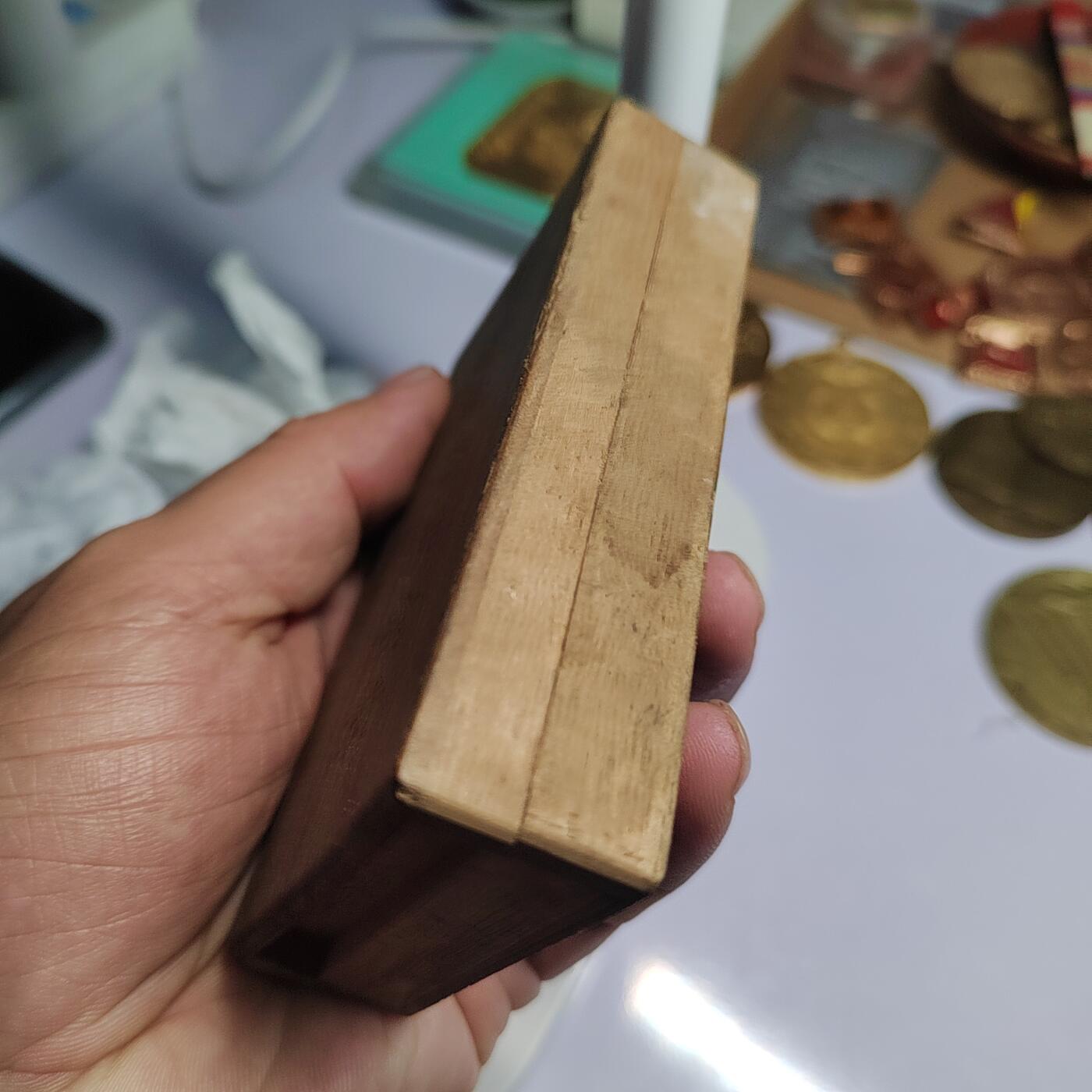 PCAI钱币  3-796 纪念章 钱币小专场 大正九国势空盒，有损