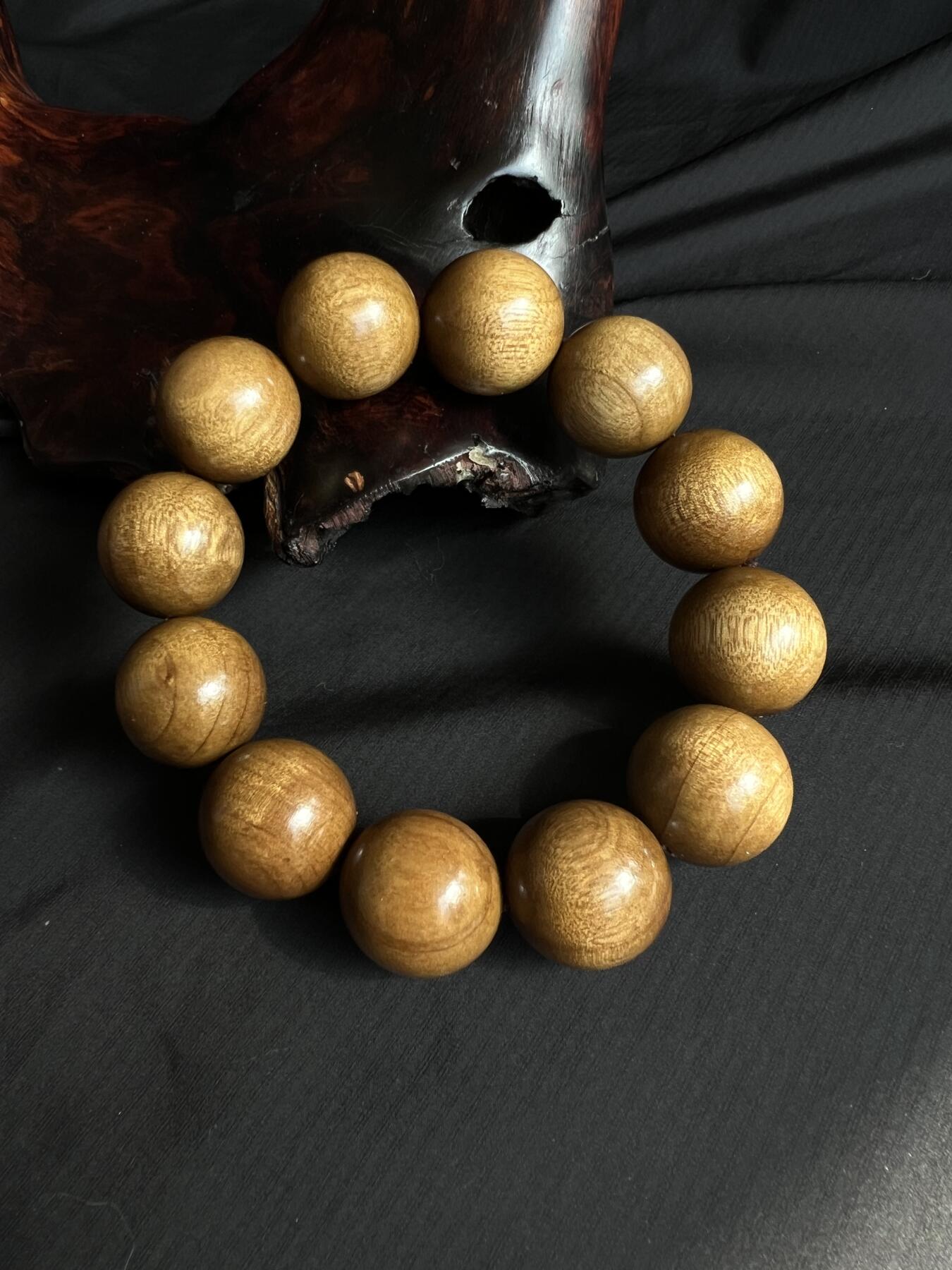 零元拍：金丝楠2.0手串 金丝满满，满手留香