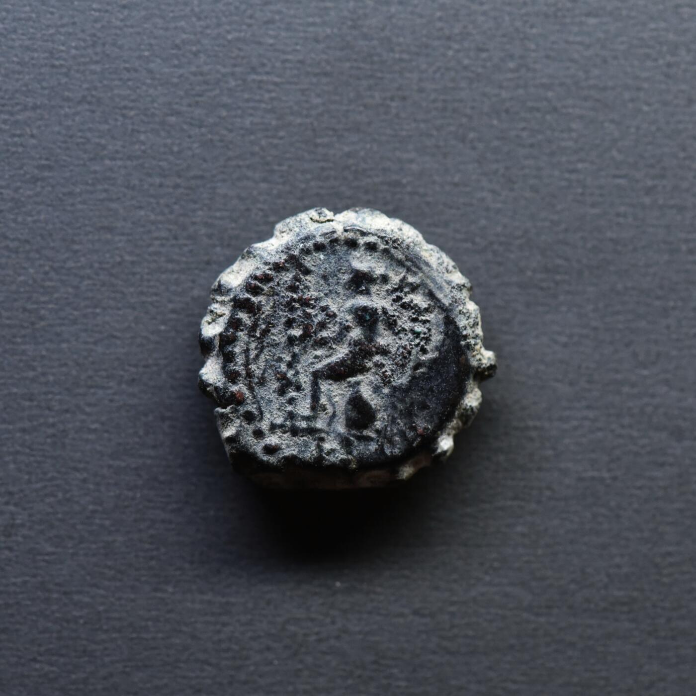 【良泉】4月16日【西方古代打制币】拍卖108件 【古希腊】塞琉古帝国，铜币（1）3.51克