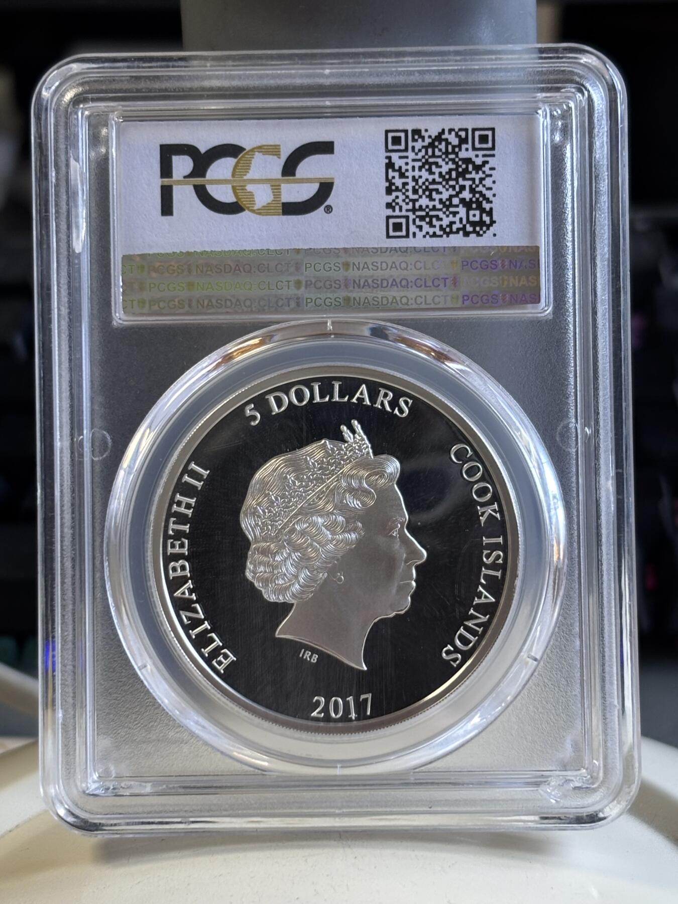 第196期拍卖 库克2017电影蜘蛛侠回归1盎司纪念银币PCGS-PR69，999银，发行5000枚