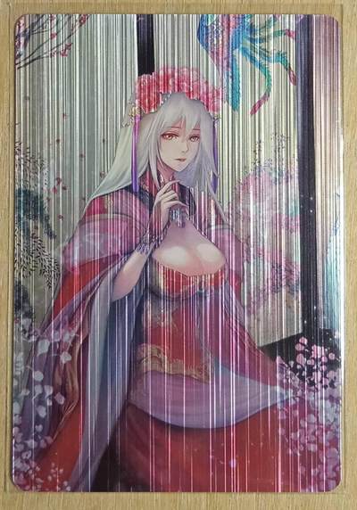 龙虎卡牌-八一场（满200元包邮，无佣金，每周六结拍，欢迎送拍） - 拉丝金属彩闪 江东卡牌 花好春晓-穆皇后