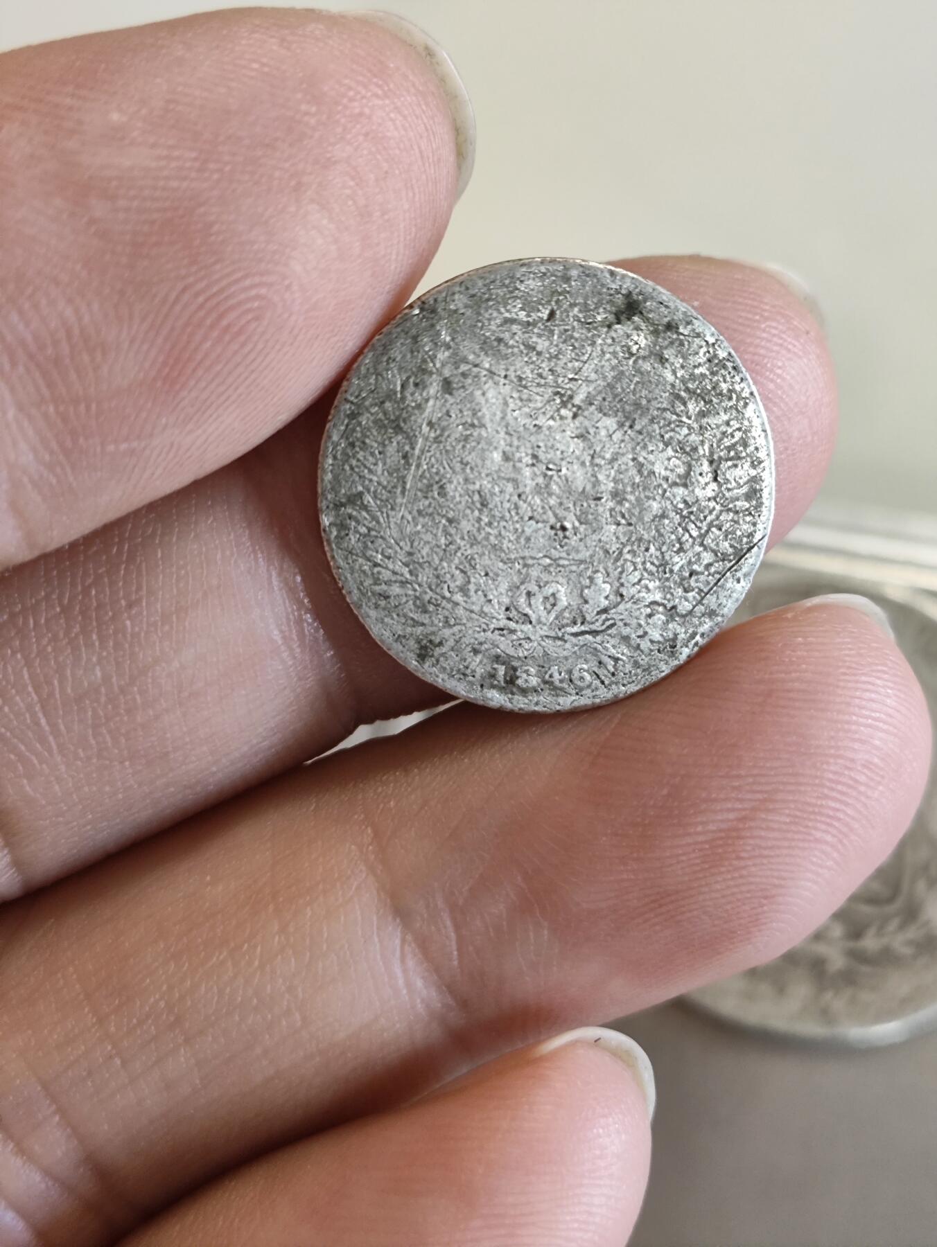 英国维多利亚青年版银币2枚一组