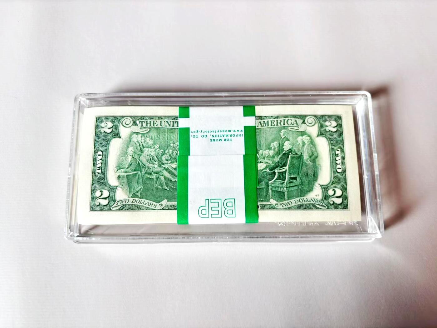 【Blue Auction】世界纸币精拍第803期——18级TOP拍卖/信誉/品质/专业/高效💫 【一刀 含888豹子号】美国 2009年2美金 全新UNC