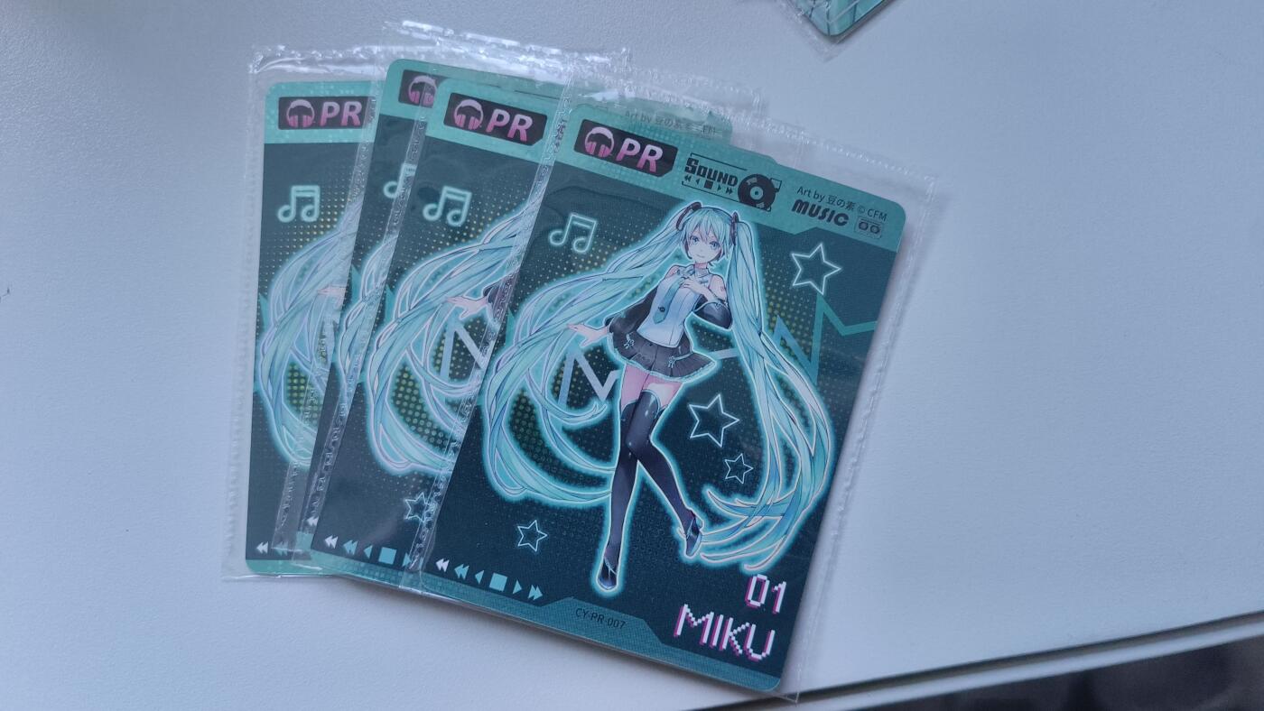 霸总卡牌第四期 卡游初音PR×4