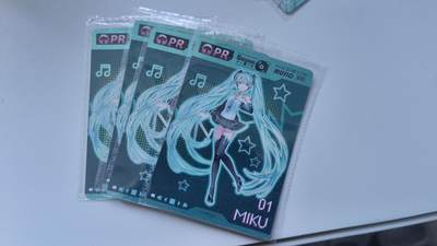 霸总卡牌第四期 - 卡游初音PR×4