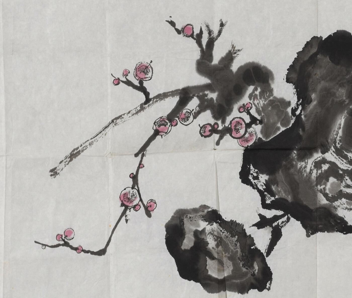 碧月说宝 近现代书画专场（七） 程十发 双清