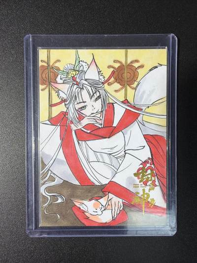 NO.29 好又多金牌大场，每周一站式配齐，方便凑单！（卖家送拍0抽成！周6晚9点截拍！） - 【1/1手绘卡】一间卡 封神启勇 画师henry 九尾狐妲己【三千粉黛无颜色，一顾君王醉后宫】