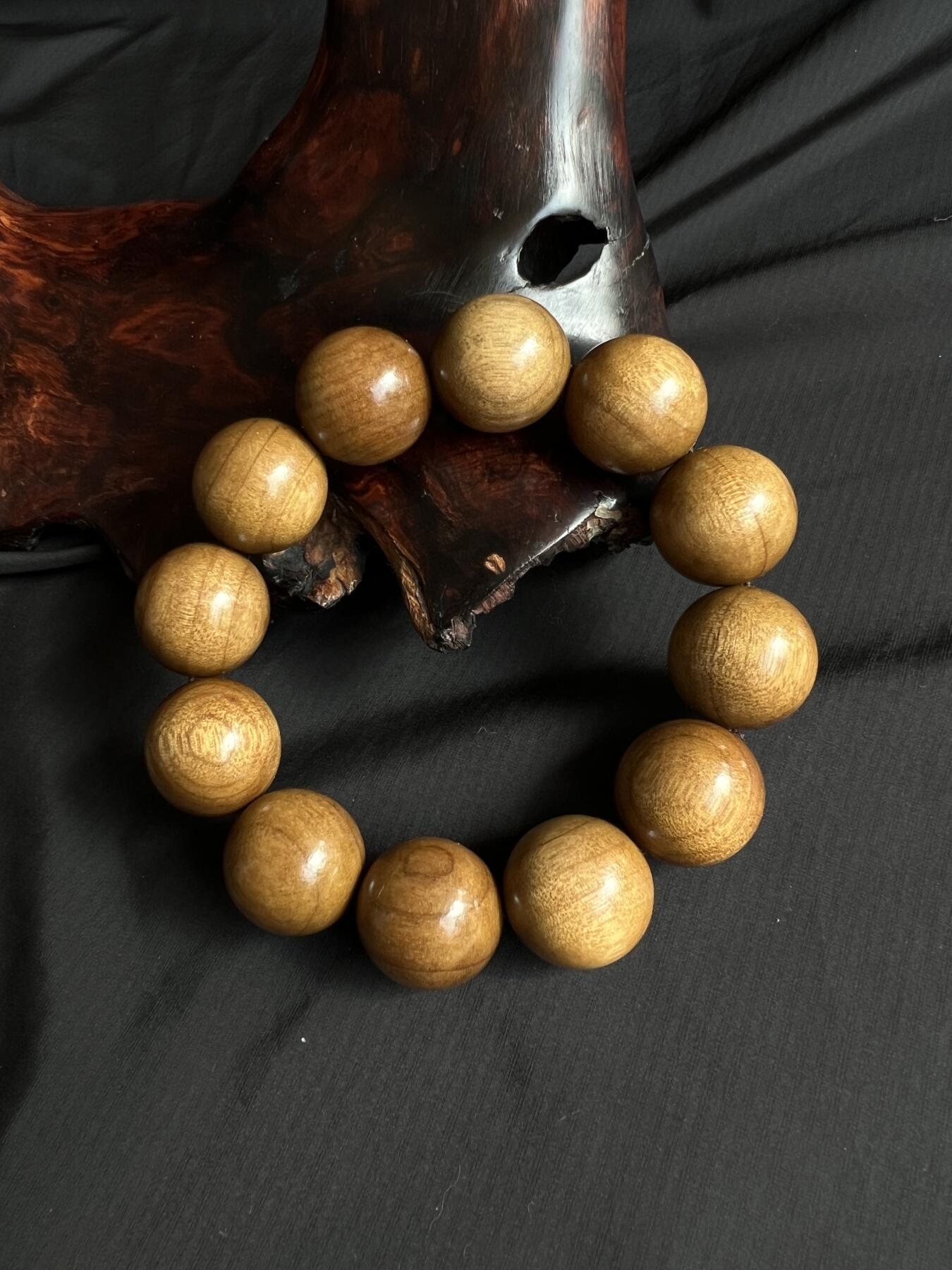 零元拍：金丝楠2.0手串 金丝满满，满手留香