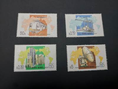 博彦收藏    4月8日 8点 邮票专场 - 香港 世博新全 微黄 上品