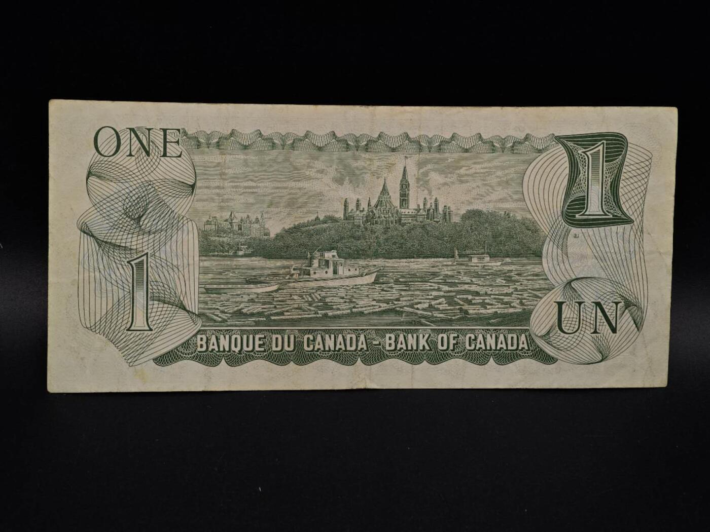  【淘币小摊】限时拍第八百八十九拍   散币套币纸币邮品场    每周一统一发货 加拿大1元纸币【有折】