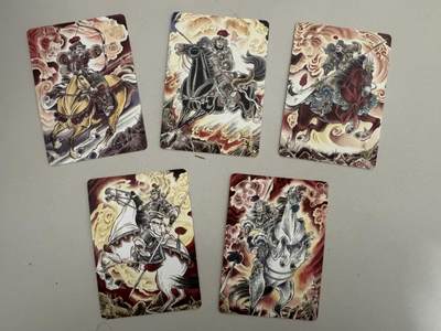 大麦马年第一场 - 燎原三国 贾志鹏 五虎普卡一套